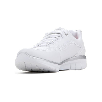 Skechers Ladies Synergy 2.0 White Trainers 12363