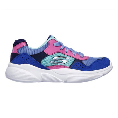 Skechers Kids Meridian - Charted Kids Blue Multi Trainers 81953L