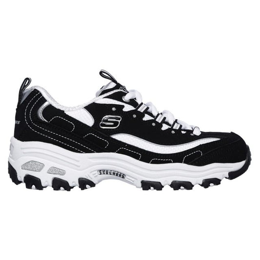 Skechers Kids D'Lites Biggest Fan Black Trainers 80587L