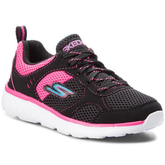 Skechers Kids Go Run 400 Black/Hot Pink Trainers 81355L