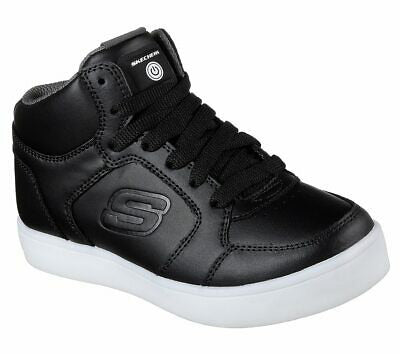 Skechers Kids S Lights Energy Lights Black Boys Trainers 90600