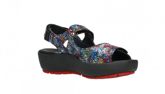 Wolky Rio 0332540 Black Crash Leather Blackmulti