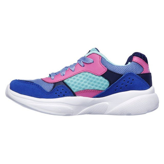 Skechers Kids Meridian - Charted Kids Blue Multi Trainers 81953L