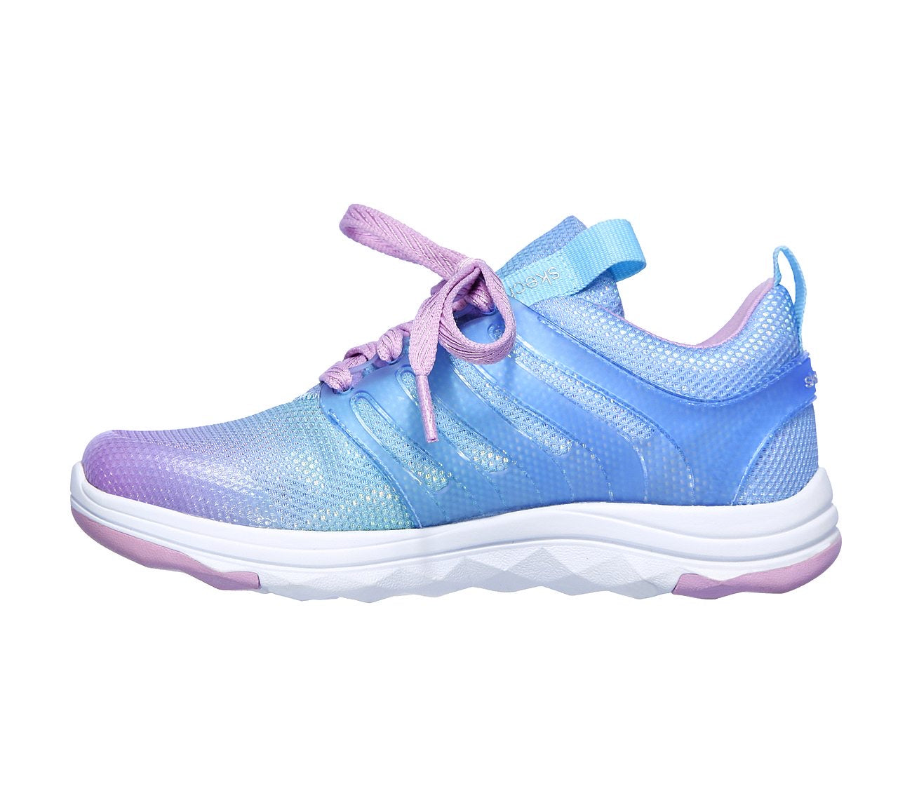 Skechers Kids Rainbow Dreams Lavender Purple Multi Trainers 81562L