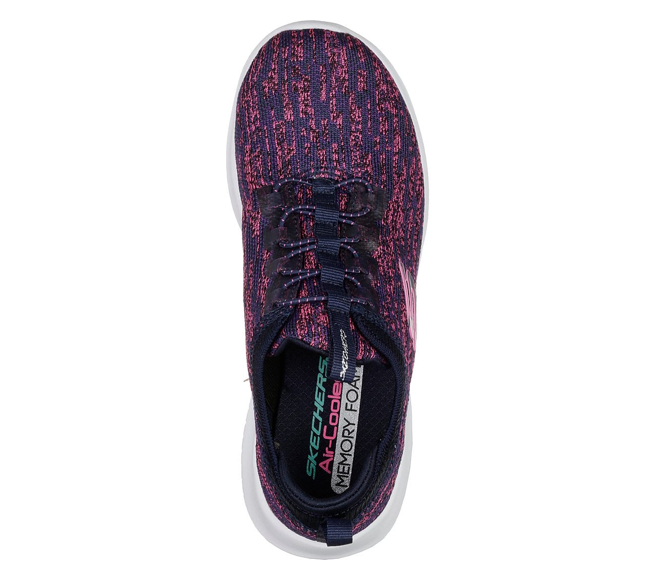 Skechers Kids Ultra Flex Bright Horizon Blue & Pink Girls Trainers 81553L/NVPK