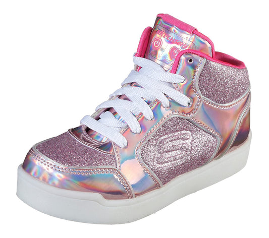 Skechers Kids Energy Lights Ultra Hi-Top Trainers Pink 20188L