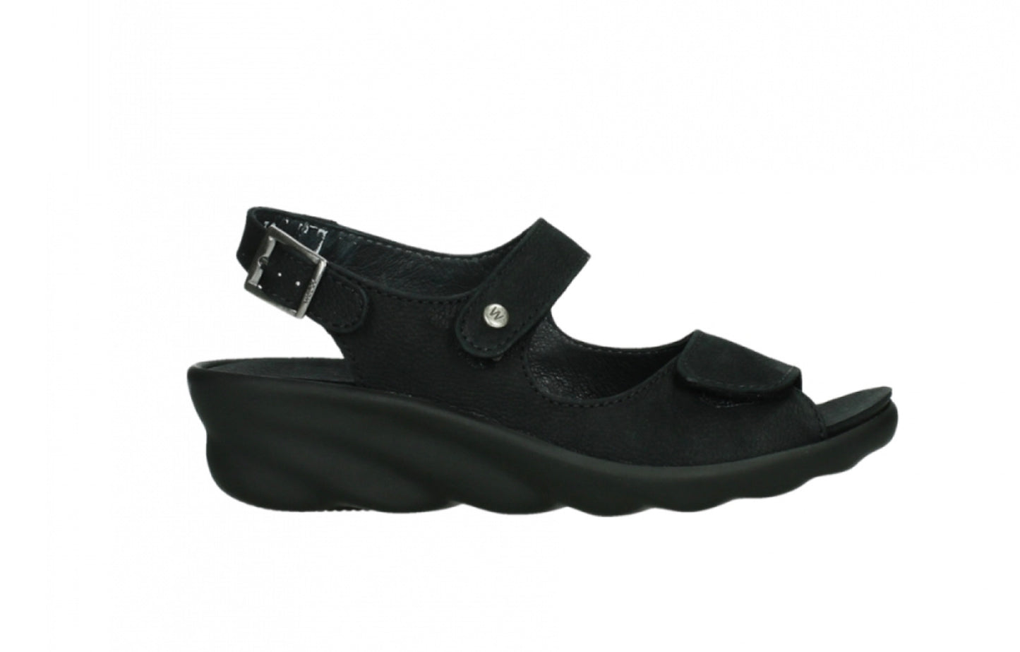Wolky Scala 0312511 Blk Antique Nubuck Black