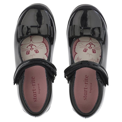 Start-Rite 2376-3 Pussycat Bow Patent Blk Pat