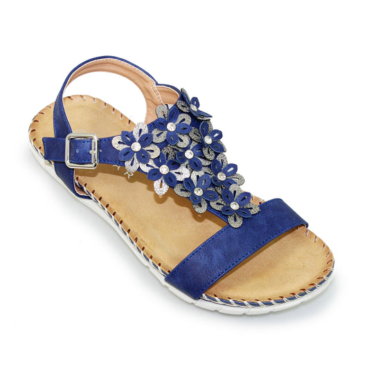 Lunar Temple Jly064 Blue Flower
