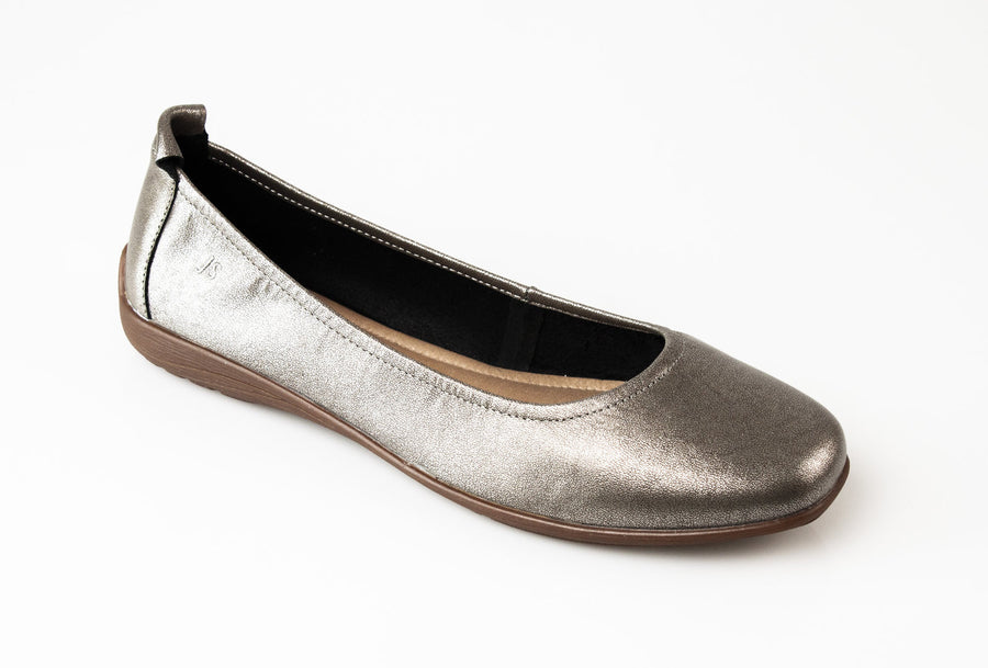 Josef Seibel Ladies Fenja 01 Platinum Ballet Pump Style Shoe 74801 38 730