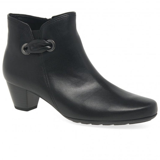 Gabor 52.827.57 Ladies Keegan 2 Black Ankle Boots