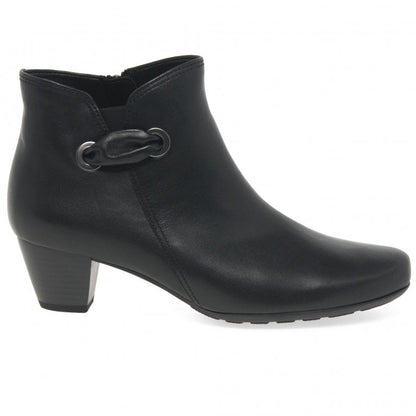 Gabor 52.827.57 Ladies Keegan 2 Black Ankle Boots
