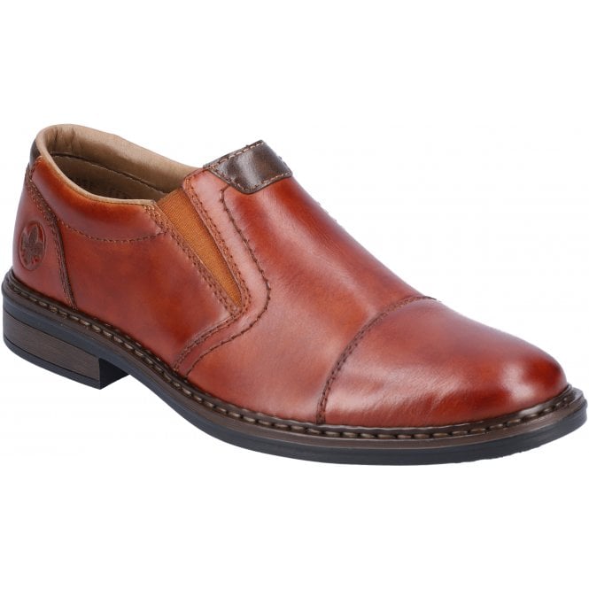 Rieker 17659-23 Mens Brown Extra Wide Slip on