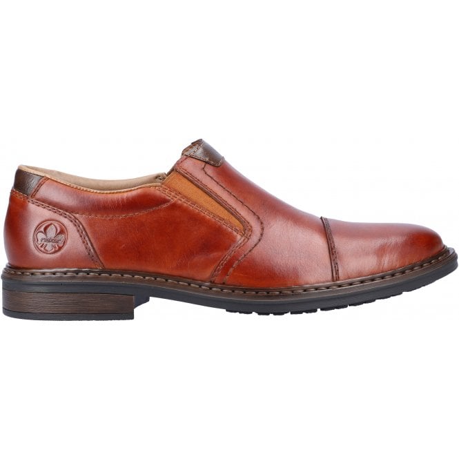 Rieker 17659-23 Mens Brown Extra Wide Slip on
