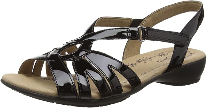 Hotter Ladies Minorca Blk/Pat