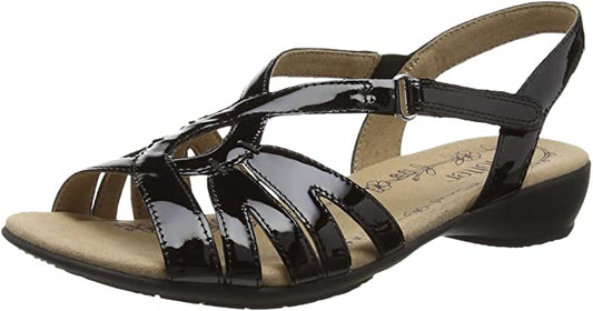Hotter Ladies Minorca Blk/Pat