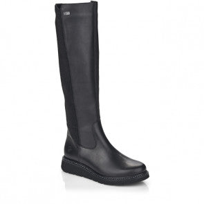 Remonte D3975-01 Black Wedge Boot
