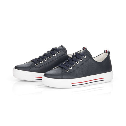 Remonte Ladies Blue Casual Trainer Shoes D0900-15