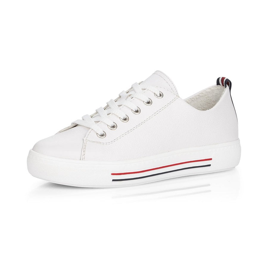 Remonte Ladies Trainer Shoes White D0900-80