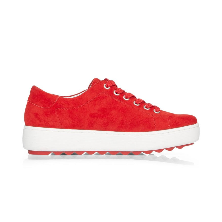 Remonte Ladies Red Trainer Shoes D1004-33