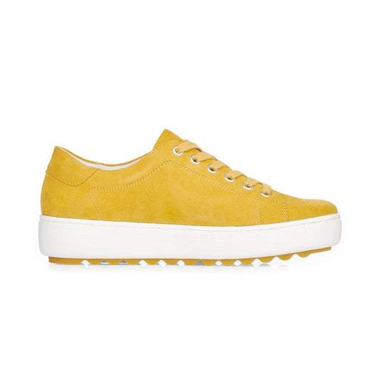 Remonte Ladies Yellow Trainer Shoes D1004-68