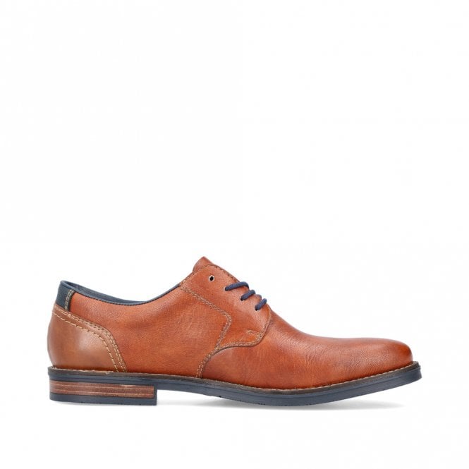Rieker 13516-22 Mens Brown Leather Shoe