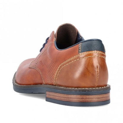 Rieker 13516-22 Mens Brown Leather Shoe