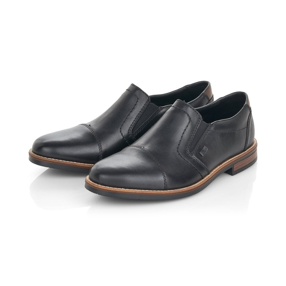 Rieker Mens Slip On Black Waterproof Slip on 13572-00