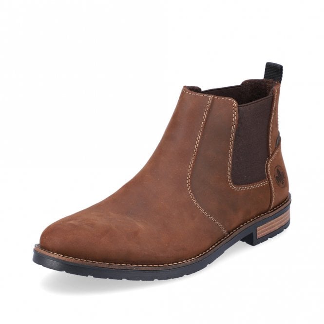 Rieker 14651-22 Mens Brown Chelsea Boot