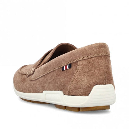 RIEKER 09050-64 MEN SUEDE LEATHER SLIP-ON SHOES
