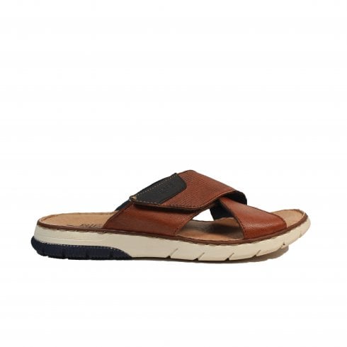 Rieker 25283-23 Mens Brown Sandal