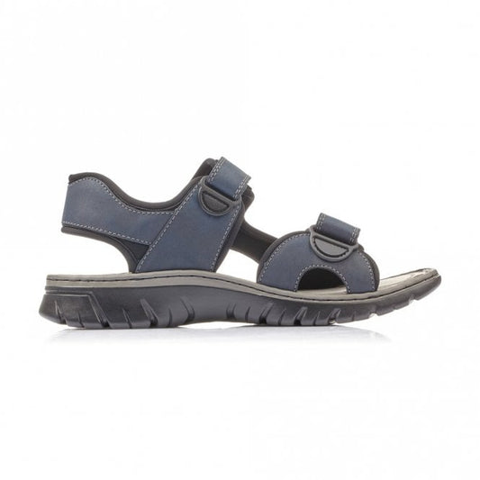 Rieker 26761-14 Mens Navy/Black Sandal