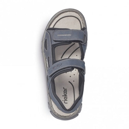 Rieker 26761-14 Mens Navy/Black Sandal
