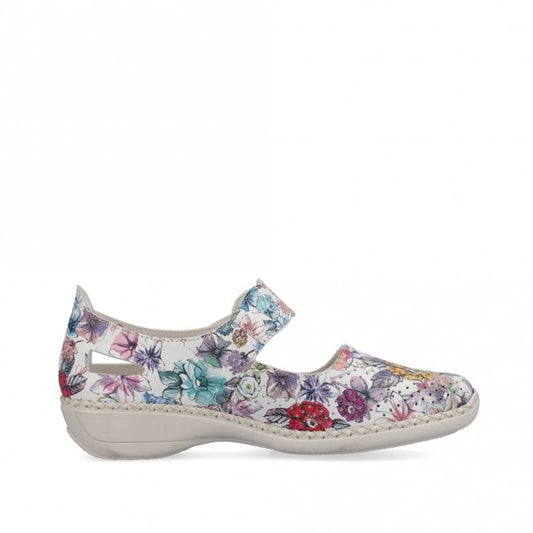 RIEKER 413J2-90 WOMEN LEATHER SHOES