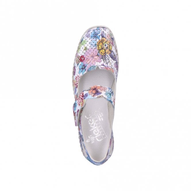 RIEKER 413J2-90 WOMEN LEATHER SHOES