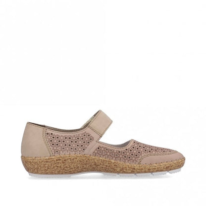 Rieker 44864-60 Beige Mary Jane Shoe