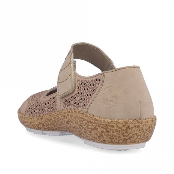 Rieker 44864-60 Beige Mary Jane Shoe