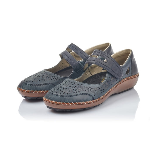 Rieker 44875-14 Ladies Navy