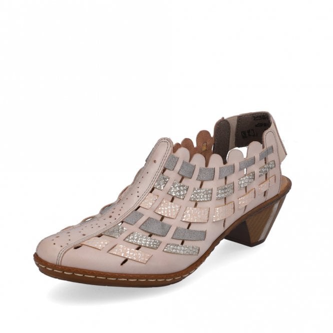 Rieker 46778-64 Ladies Beige Multi Shoe