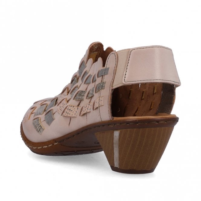 Rieker 46778-64 Ladies Beige Multi Shoe