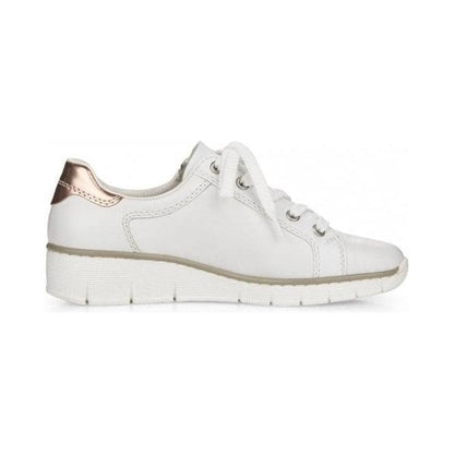 Rieker 53703-80 Ladies Hartweiss/Kupfer/Weiss