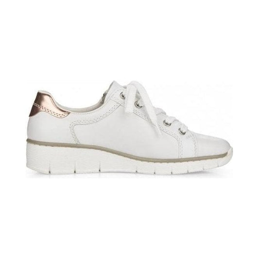 Rieker 53703-80 Ladies Hartweiss/Kupfer/Weiss