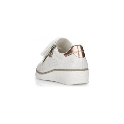 Rieker 53703-80 Ladies Hartweiss/Kupfer/Weiss