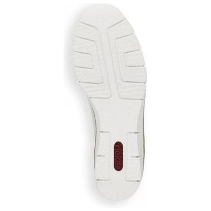 Rieker 53703-80 Ladies Hartweiss/Kupfer/Weiss