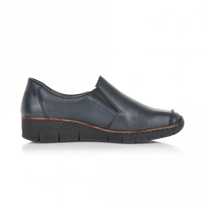 Rieker 53783-14 Ladies Blue Shoe