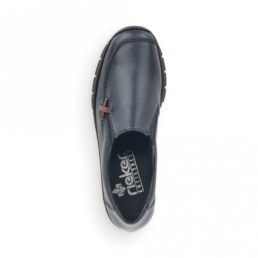 Rieker 53783-14 Ladies Blue Shoe