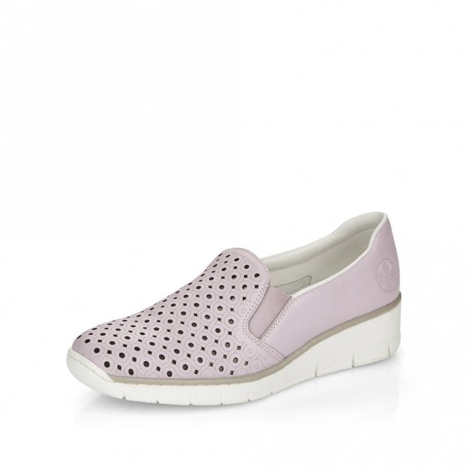 Rieker Ladies 53791-30 Loafer Lilac