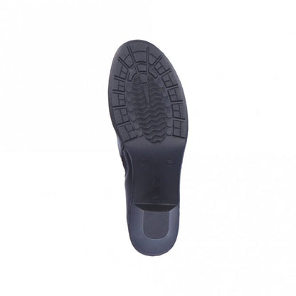 Rieker 57173-02 Ladies Black Zip Shoe