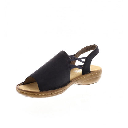 Rieker 608D1-14 Ladies Blue