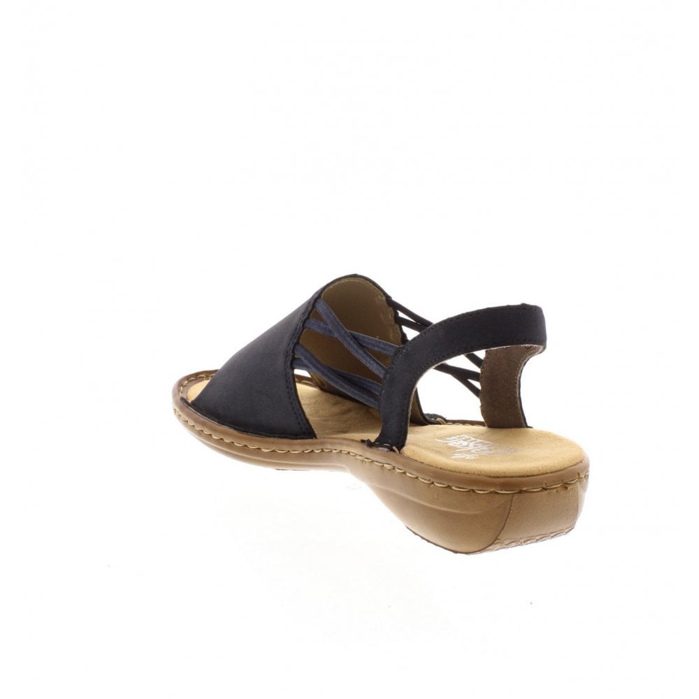 Rieker 608D1-14 Ladies Blue